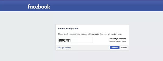 Step 4 Enter Security Code